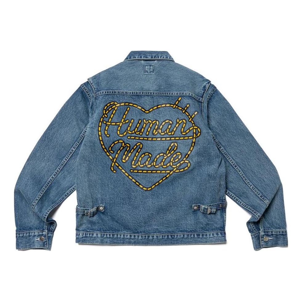 HUMAN MADE Denim Work Jacket 'Indigo' HM25JK022
