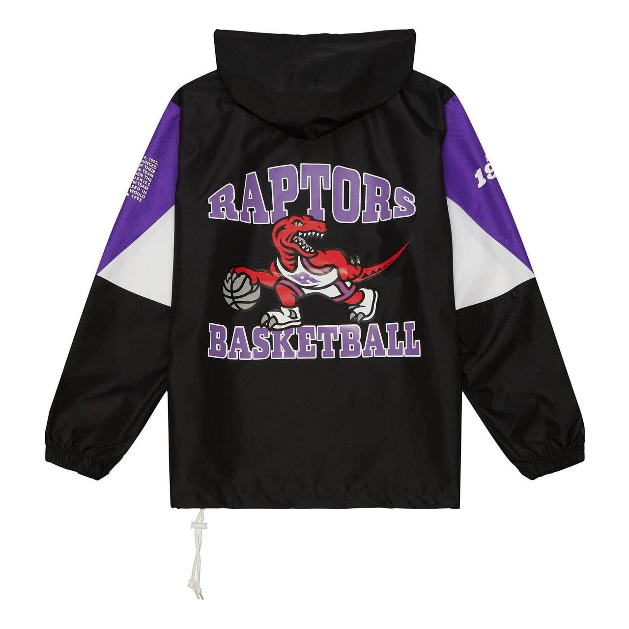 Mitchell & Ness x NBA Team Origins Pullover Anorak 'Toronto Raptors' OJPO5033-TRAYYPPPBLCK