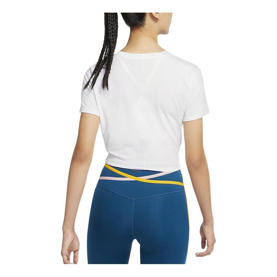 (WMNS) Nike One Luxe Dri-Fit T-Shirt 'White' DD4922-100