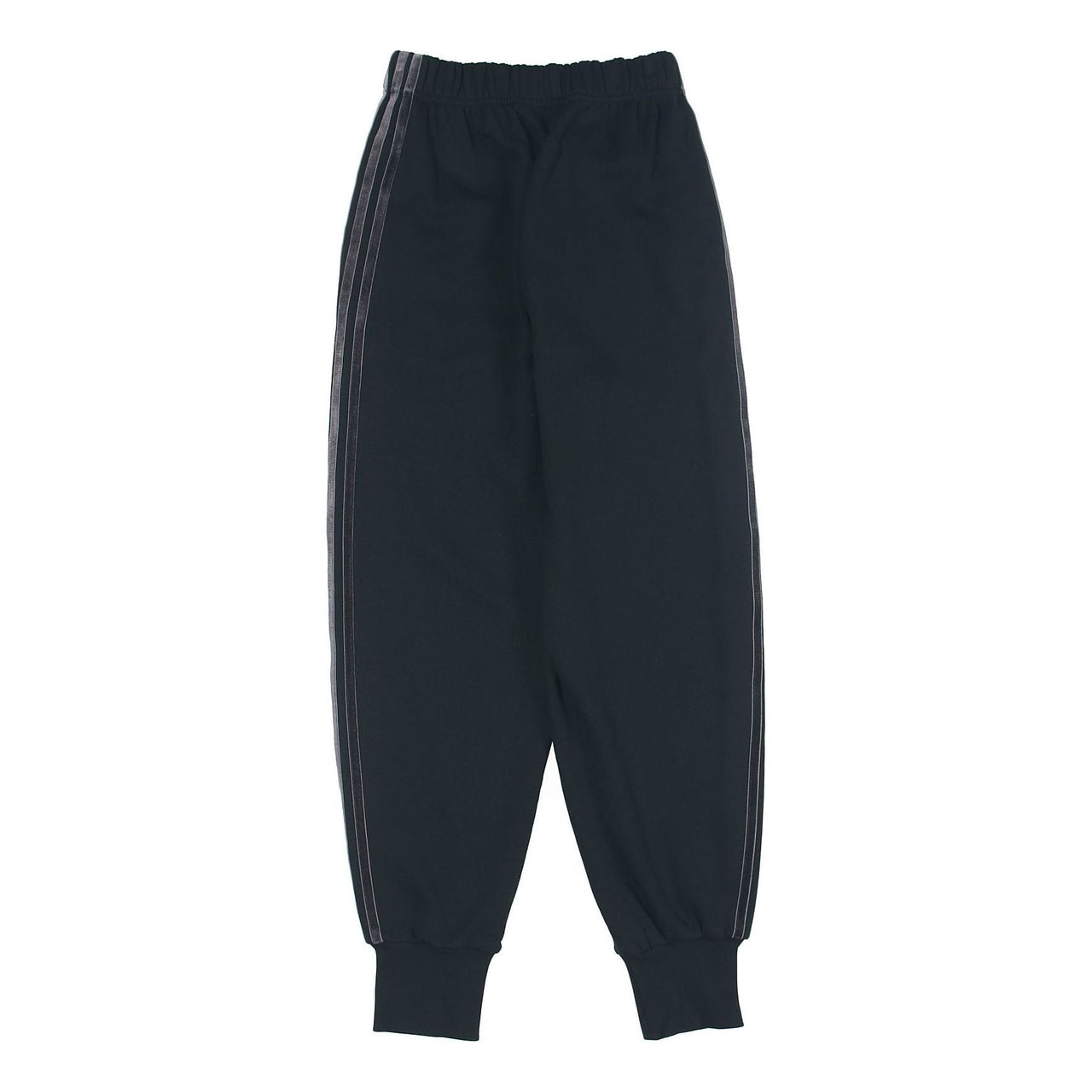 (WMNS) adidas Cuffed Pants with Velvet Stripes and Trefoil Rivet Asia Sizing 'Black' H18036