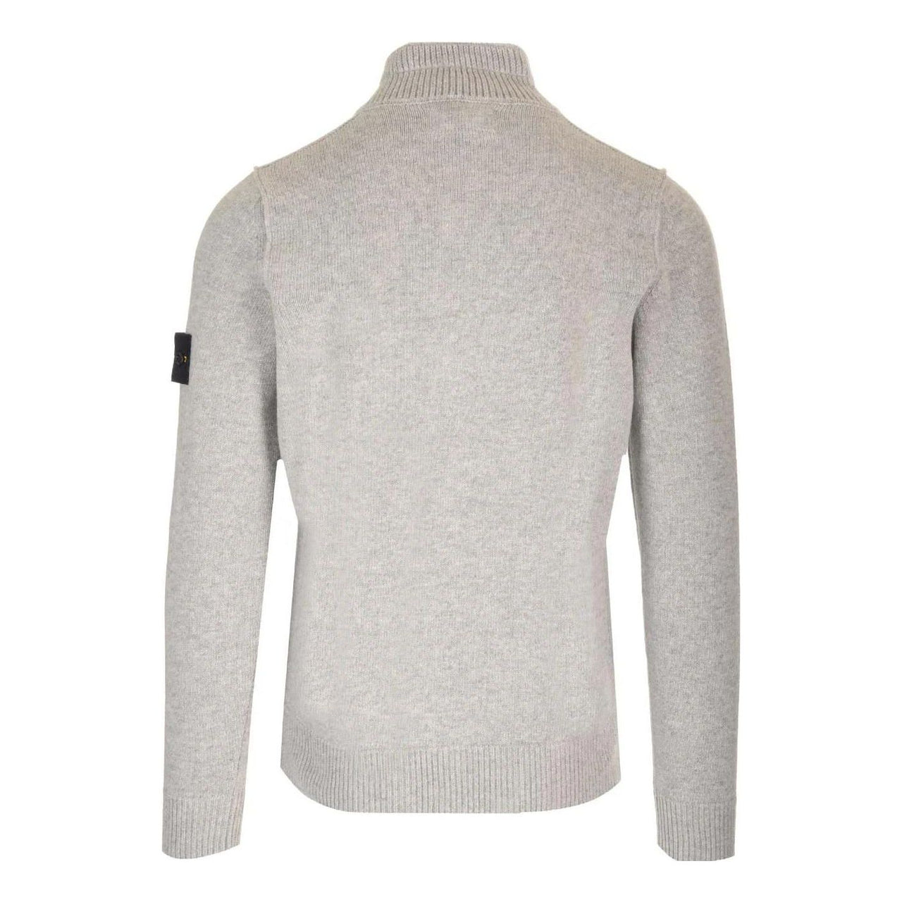 STONE ISLAND Logo Patch Long-Sleeved Sweater 'Grey' 7915540A3-V0M64