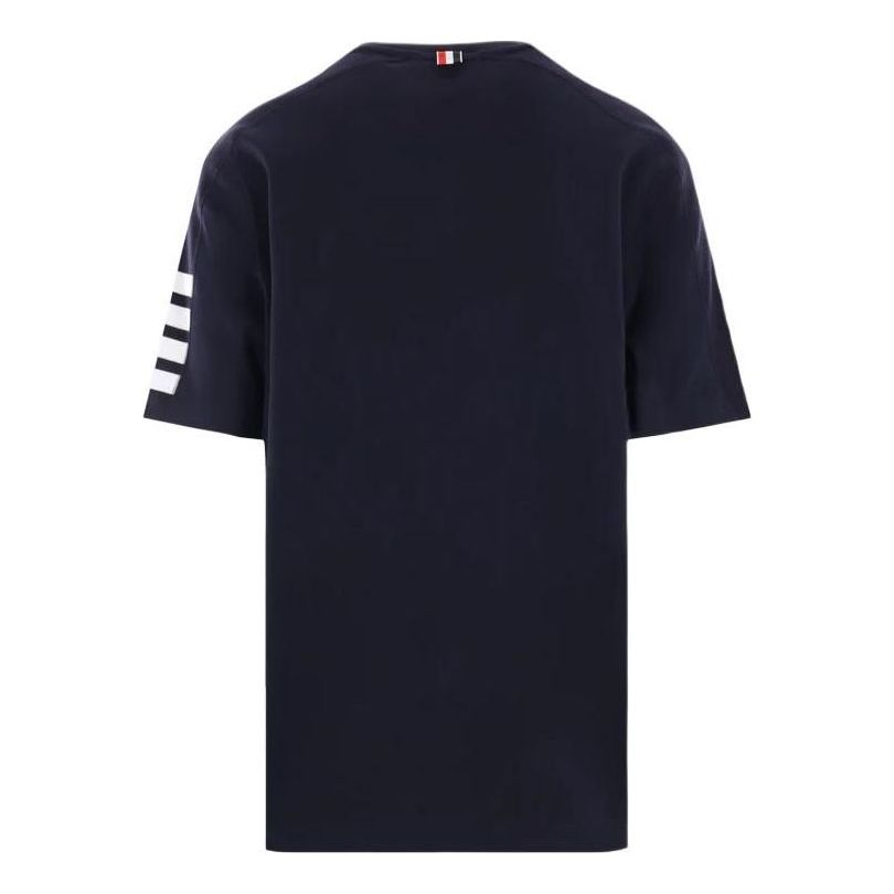 THOM BROWNE Short Sleeve T-Shirt 'Navy' MJS246A-07323-415