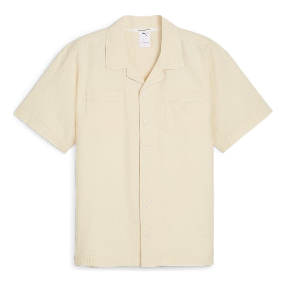 PUMA MMQ Seersucker Shirt 'Alpine Snow' 624016-87