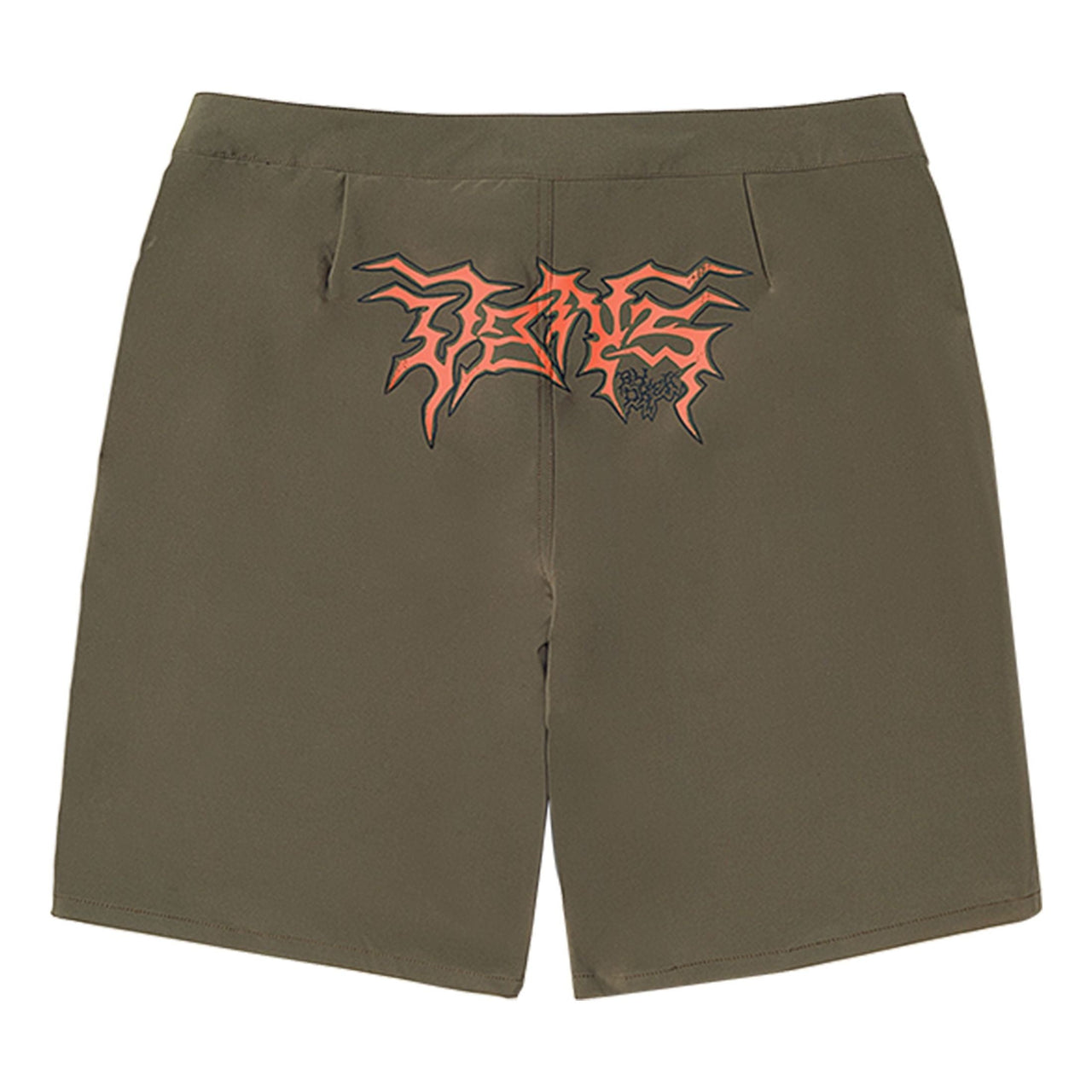 Vans Okeh Fire Record Shorts 'Green Orange' VN000FTXKCZ