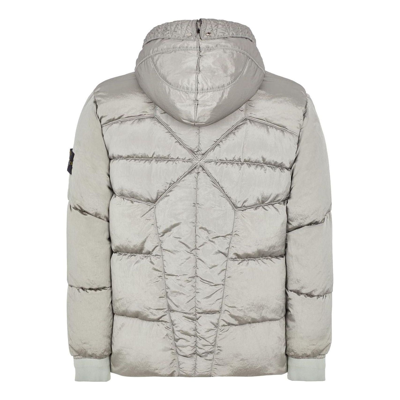 STONE ISLAND Hooded Down Jacket 'Pearl Grey' 771543619-V0061