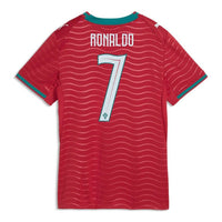 (WMNS) PUMA Cristiano Ronaldo Portugal 2026 Home Player Jersey 'Club Red Green Lagoon' 788143-77
