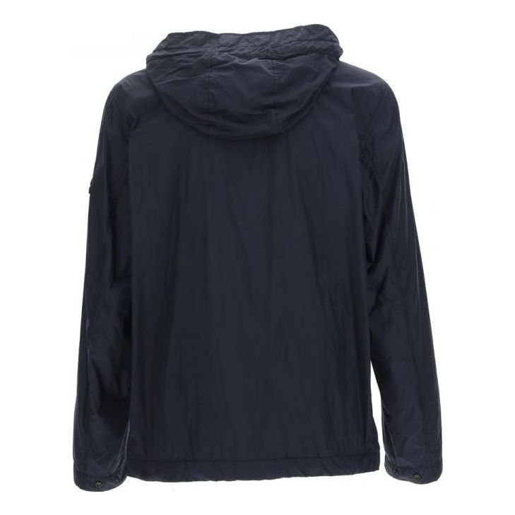 STONE ISLAND Crinkle Reps Hooded Jacket 'Navy' 781540522-V0020