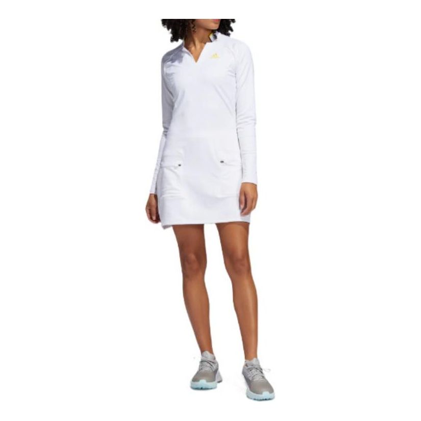 (WMNS) adidas Warp Knit Golf Dress 'White' HG6977