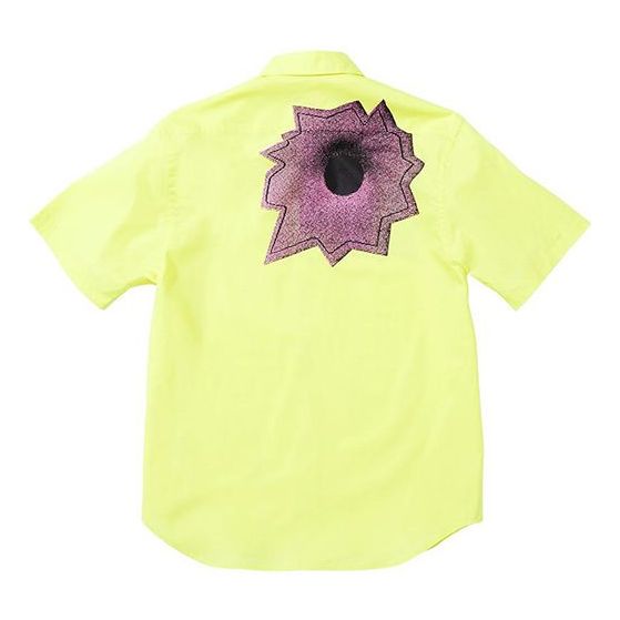 Supreme Nate Lowman S/S Shirt 'Yellow Grey' SUP-SS22-219