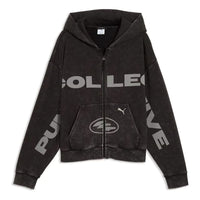 PUMA Select Zip-Up Graphic Hoodie 'PUMA Black' 638730-01