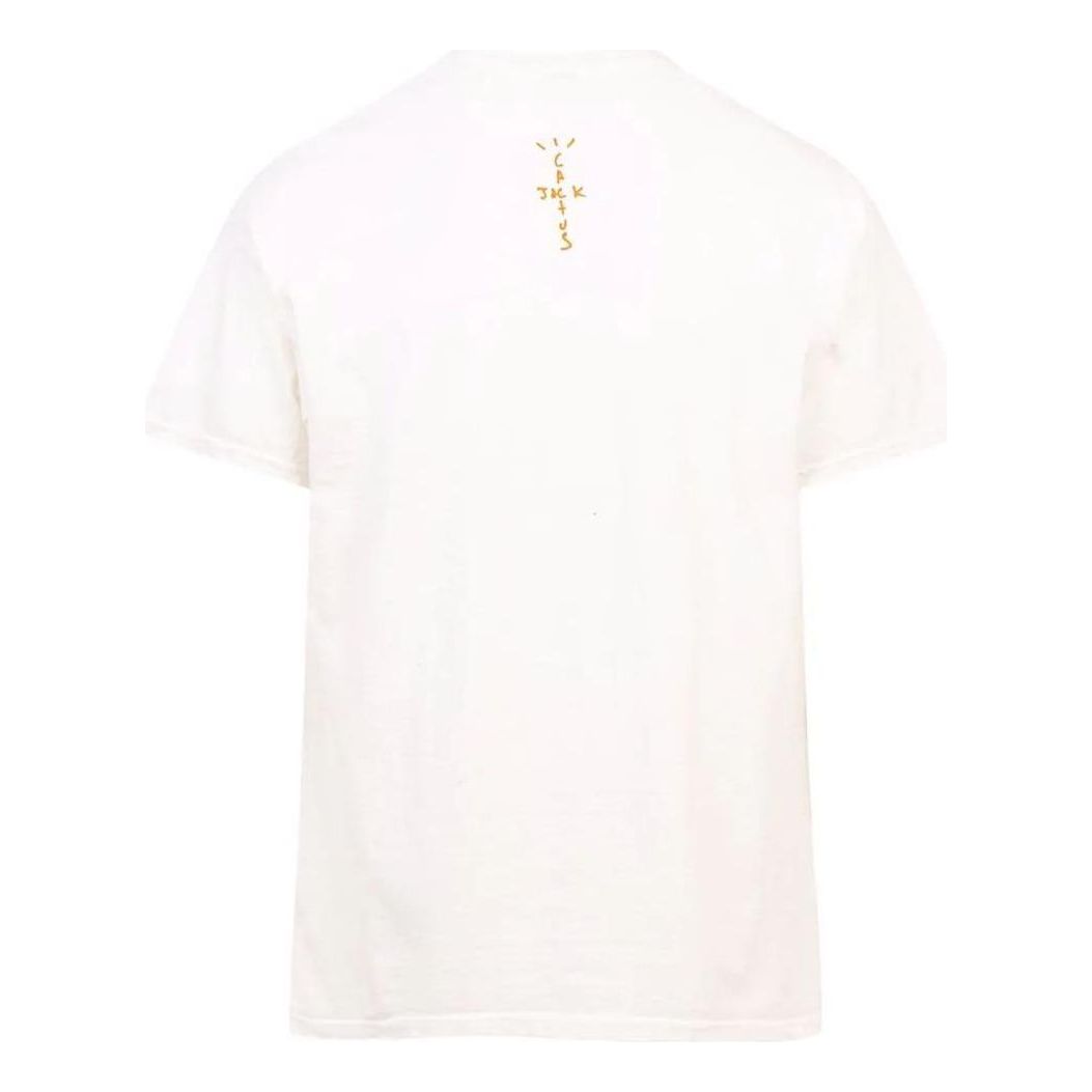 Travis Scott Cactus Jack Flame T-shirt 'Cream' CJFM-SS15