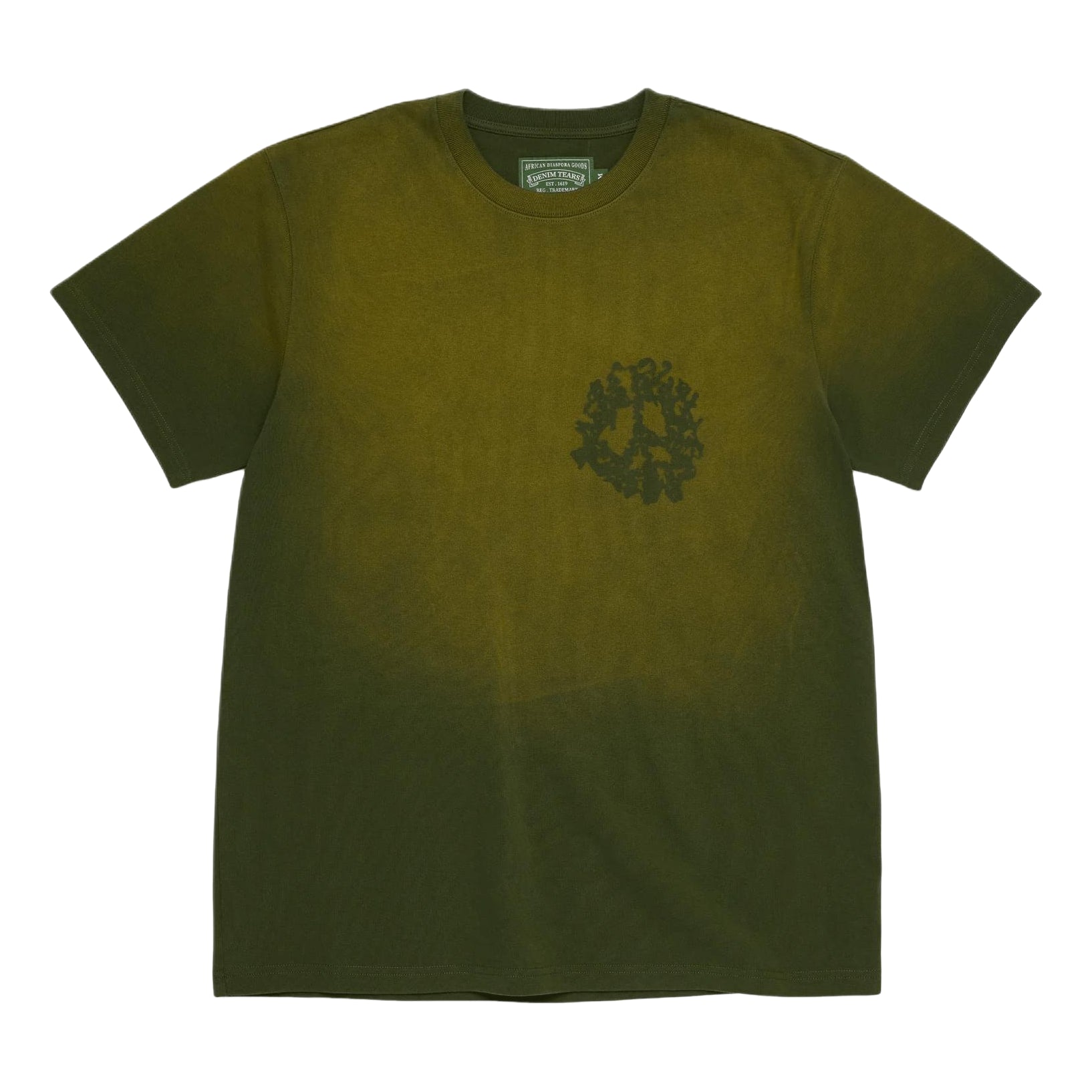 Denim Tears Denim U Knockout T-Shirt 'Green' SS26TSS16062831