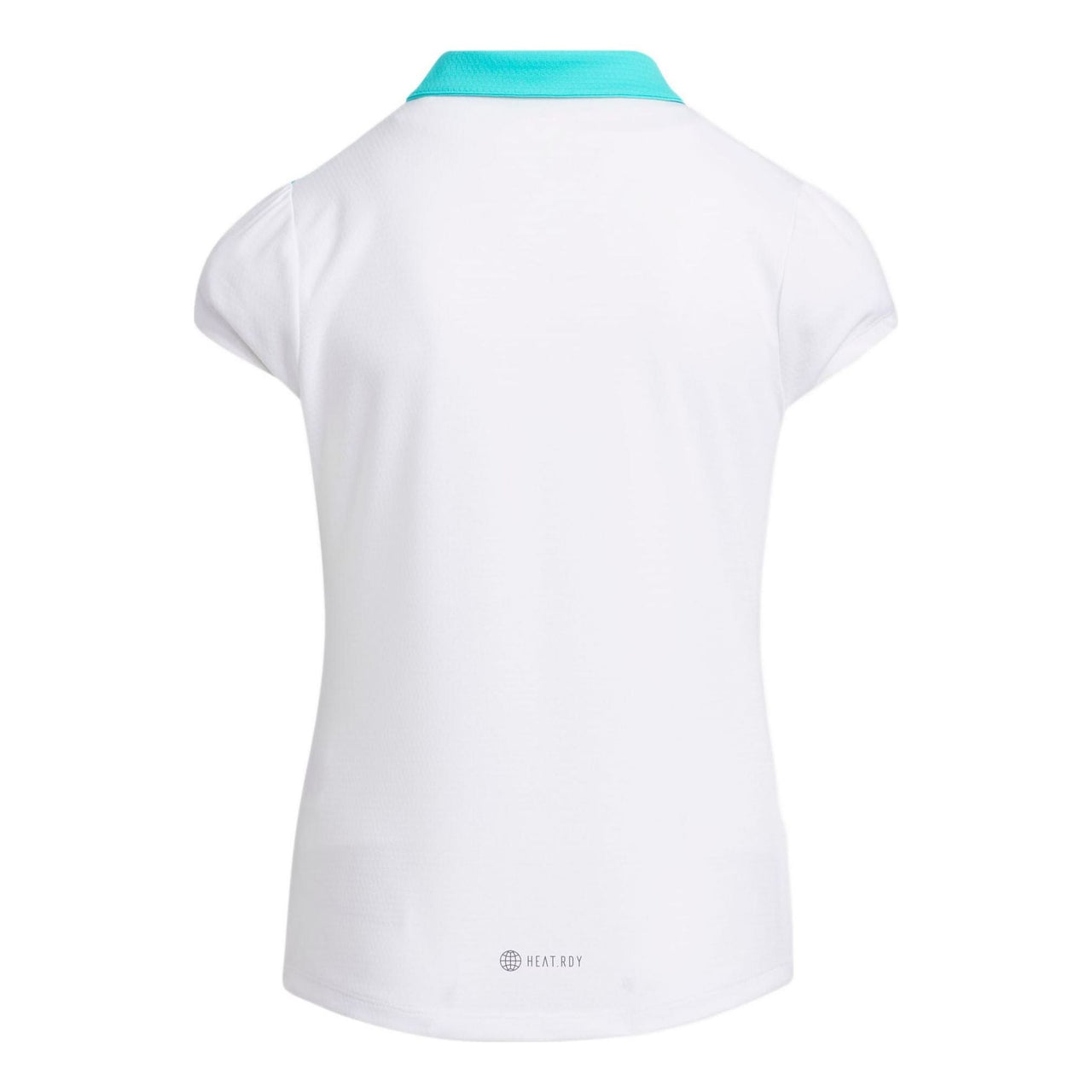 (GS) adidas HEAT.RDY Golf Polo Shirt 'White Blue' HA6457