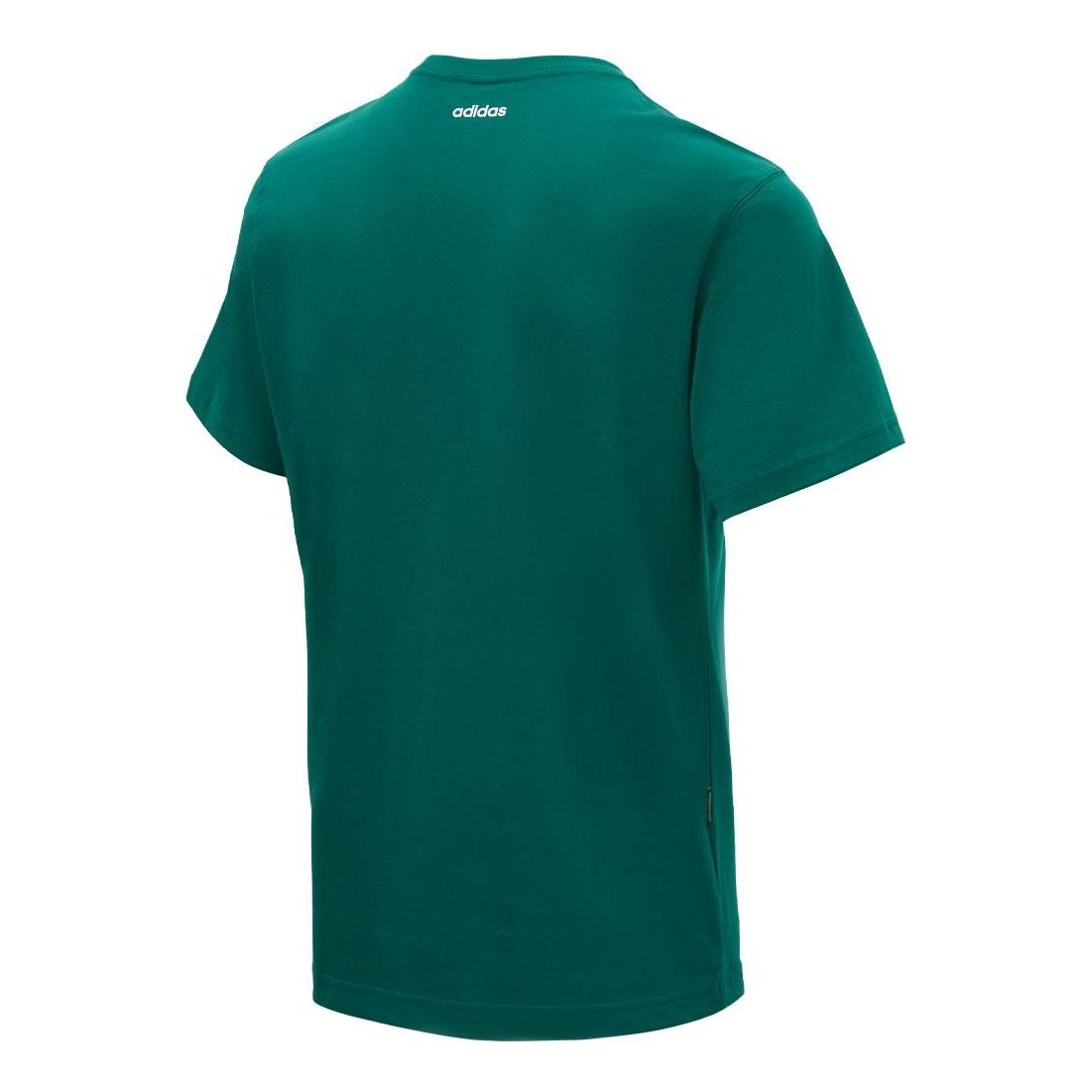 adidas Neo Graphic T-Shirt Asia Sizing 'Green White' JD1433