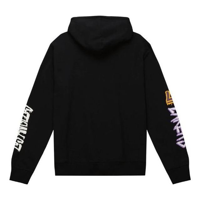 Mitchell & Ness x NBA Slap Sticker Hoodie 'Los Angeles Lakers' FPHD4771-LALYYPPPBLCK