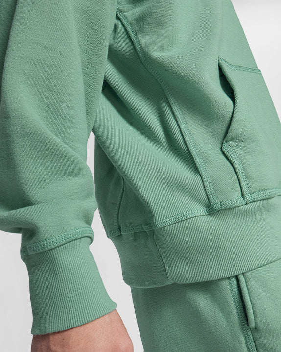 Converse Gold Standard Loose-Fit Pullover Logo Hoodie 'Green' 10025917-A06