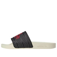 adidas x 100 Thieves Adilette Slides 'Black Red' JR9152