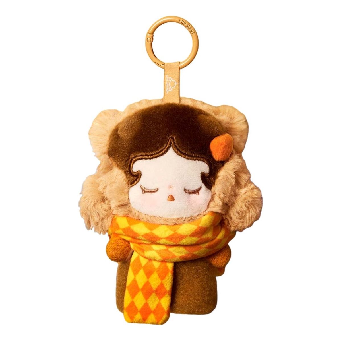 Pop Mart Pop Bean Fluffy and Cozy Plush Pendant 'Skullpanda Snug Scarf' PPMT-2511-0051-1011151449