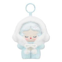 Pop Mart Pop Bean Fluffy and Cozy Plush Pendant 'Skullpanda Fuzzy Snowman' Secret Edition PPMT-2511-0051-1011151452
