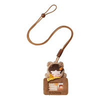 Pop Mart Pop Bean Fluffy and Cozy Card Holder Pendant 'Skullpanda Snug Scarf' PPMT-2511-0055-1011151778
