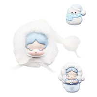 Pop Mart Pop Bean Fluffy and Cozy Decorative Charm 'Skullpanda Fuzzy Snowman' Secret Edition PPMT-2511-0059-1011196993