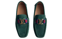 LOUIS VUITTON Casual Single Shoes Men's Green