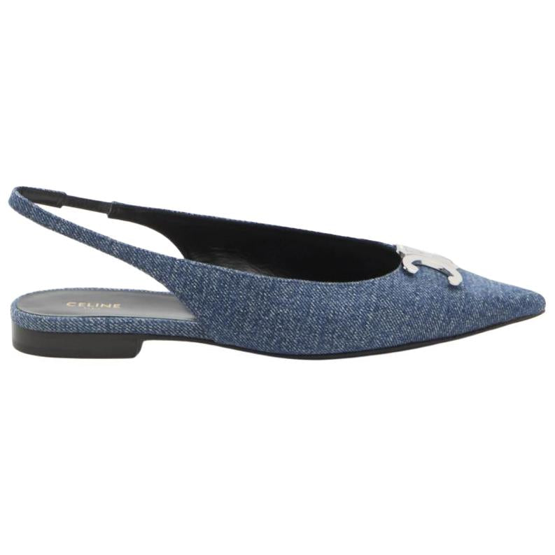 CELINE Casual Single Shoes Women's Blue