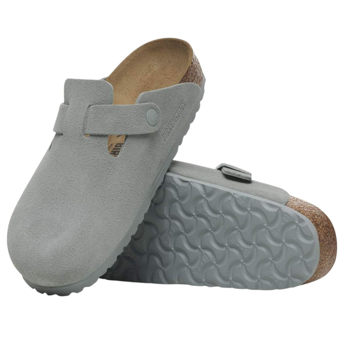 Birkenstock Boston Suede 'Pure Sage' 1029212