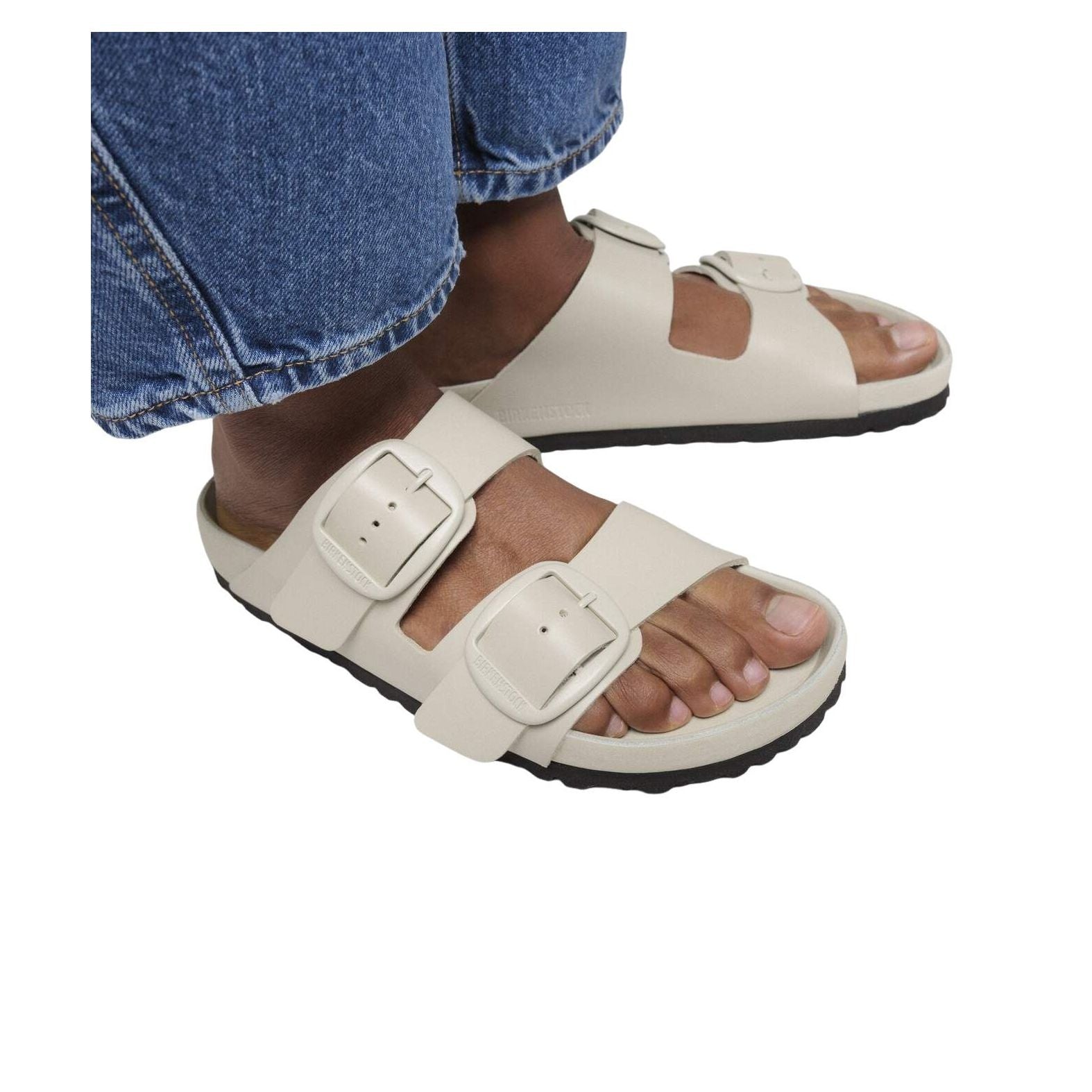 (WMNS) Birkenstock Arizona Big Buckle 'New Dressy Oyster' 1030350