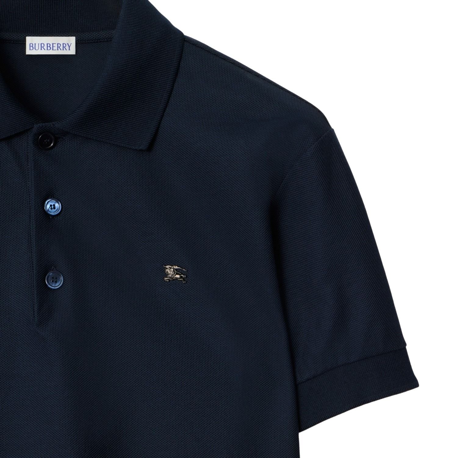 Burberry 25 Metal EKD Cotton Polo Shirt 'Navy' 81161821