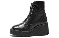 CHANEL Ankle Boots Women's Black