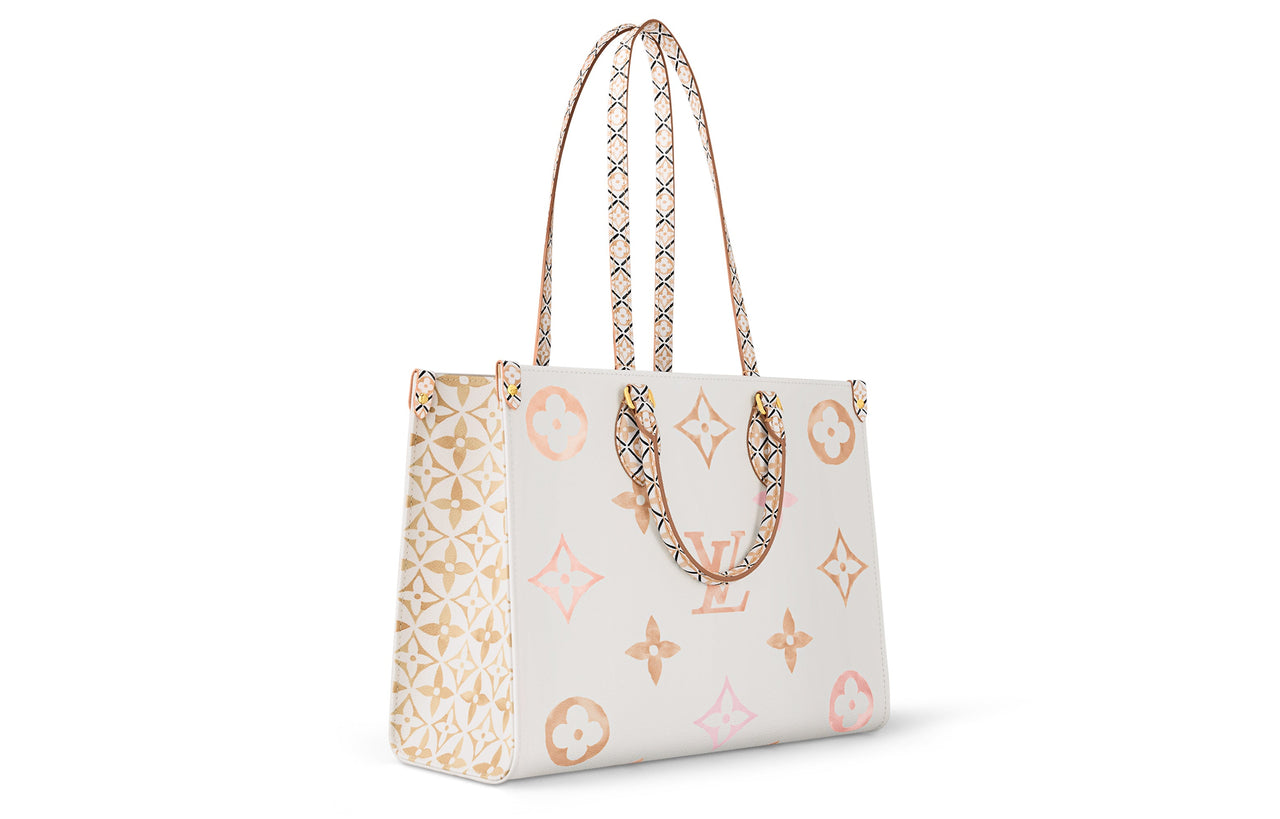 LOUIS VUITTON OnTheGo Mm Beige