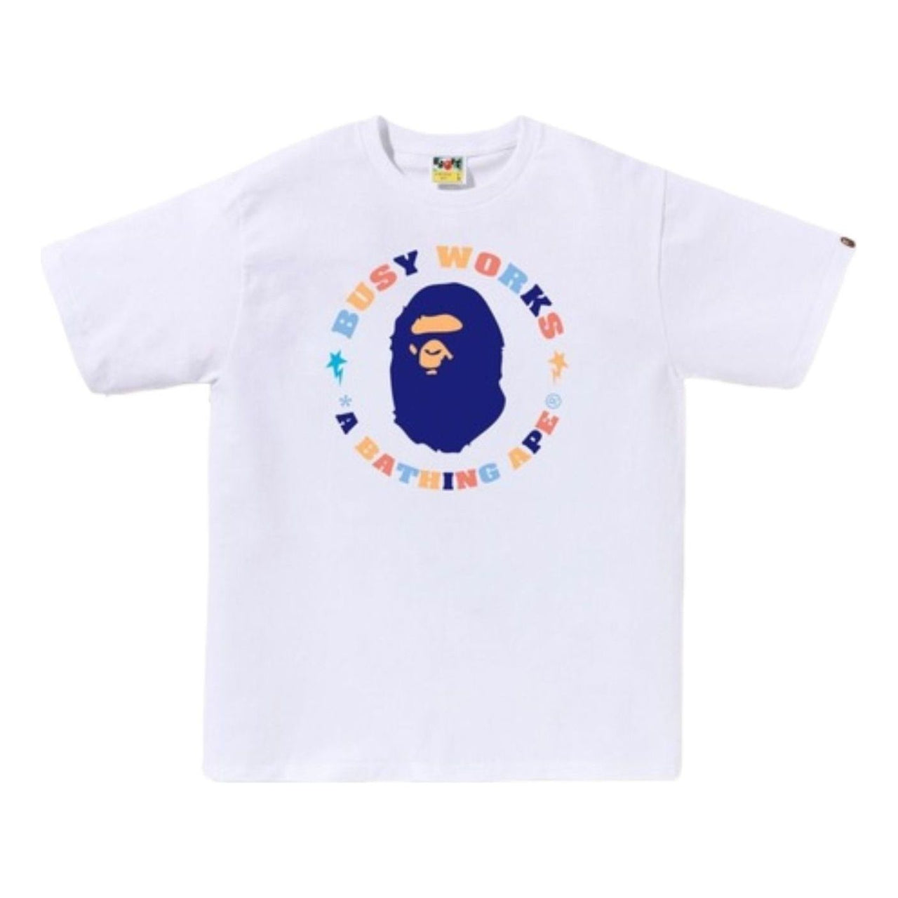A Bathing Ape Colors Busy Works Sta T-Shirt 'White' 1L30-110-020-WHT