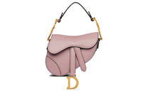 DIOR Saddle Sheepskin Saddle Bags Shoulder Bag Crossbody Bag Handbags Extra Mini Women's Vintage Pink