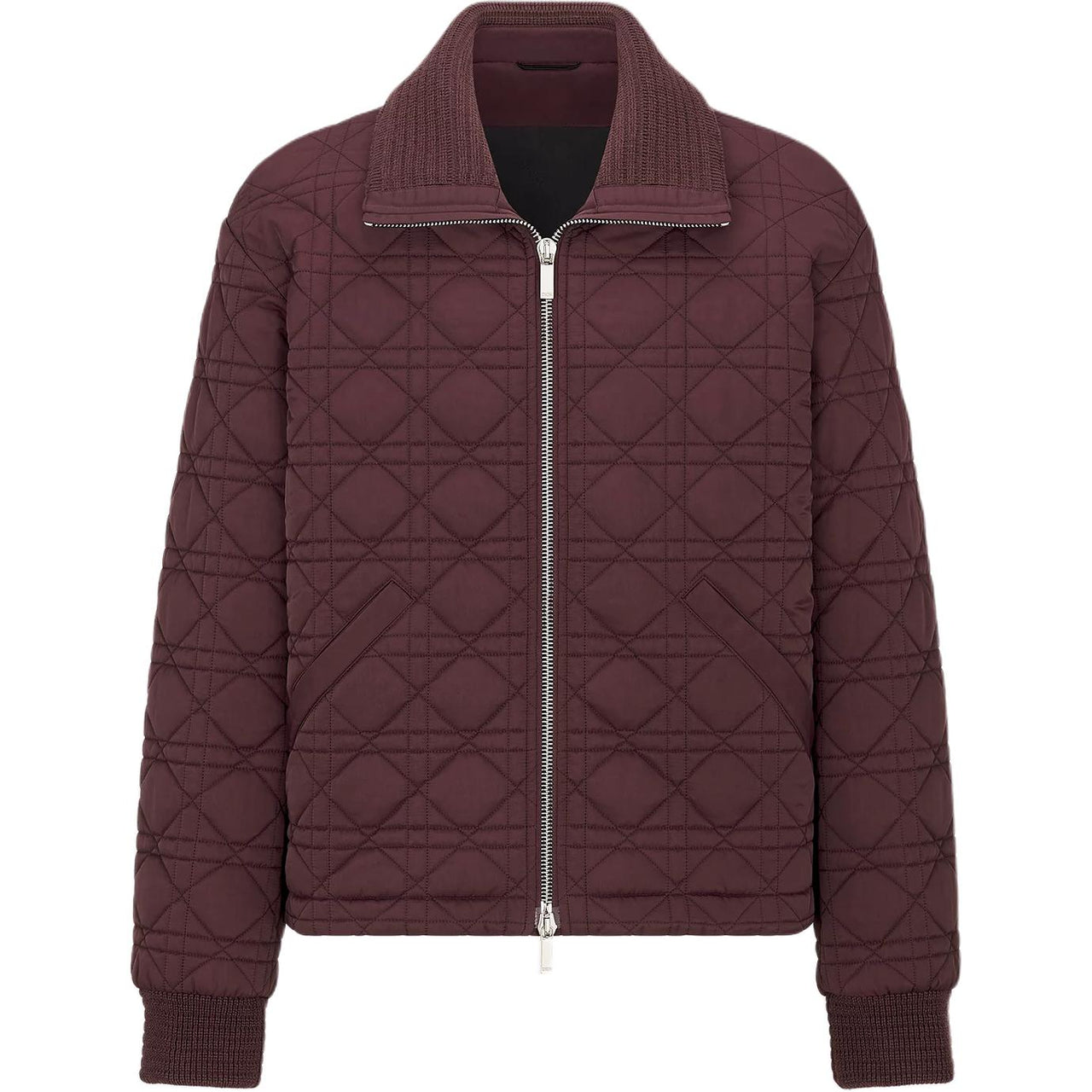 DIOR SS25 Jackets Coats Men's Burgundy