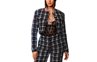 CHANEL Cropped Coats Women's Black