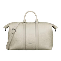 DIOR Gravity Print Effect Grain Cow Leather One Shoulder Crossbody Handbag, Travel Bag Men's Beige