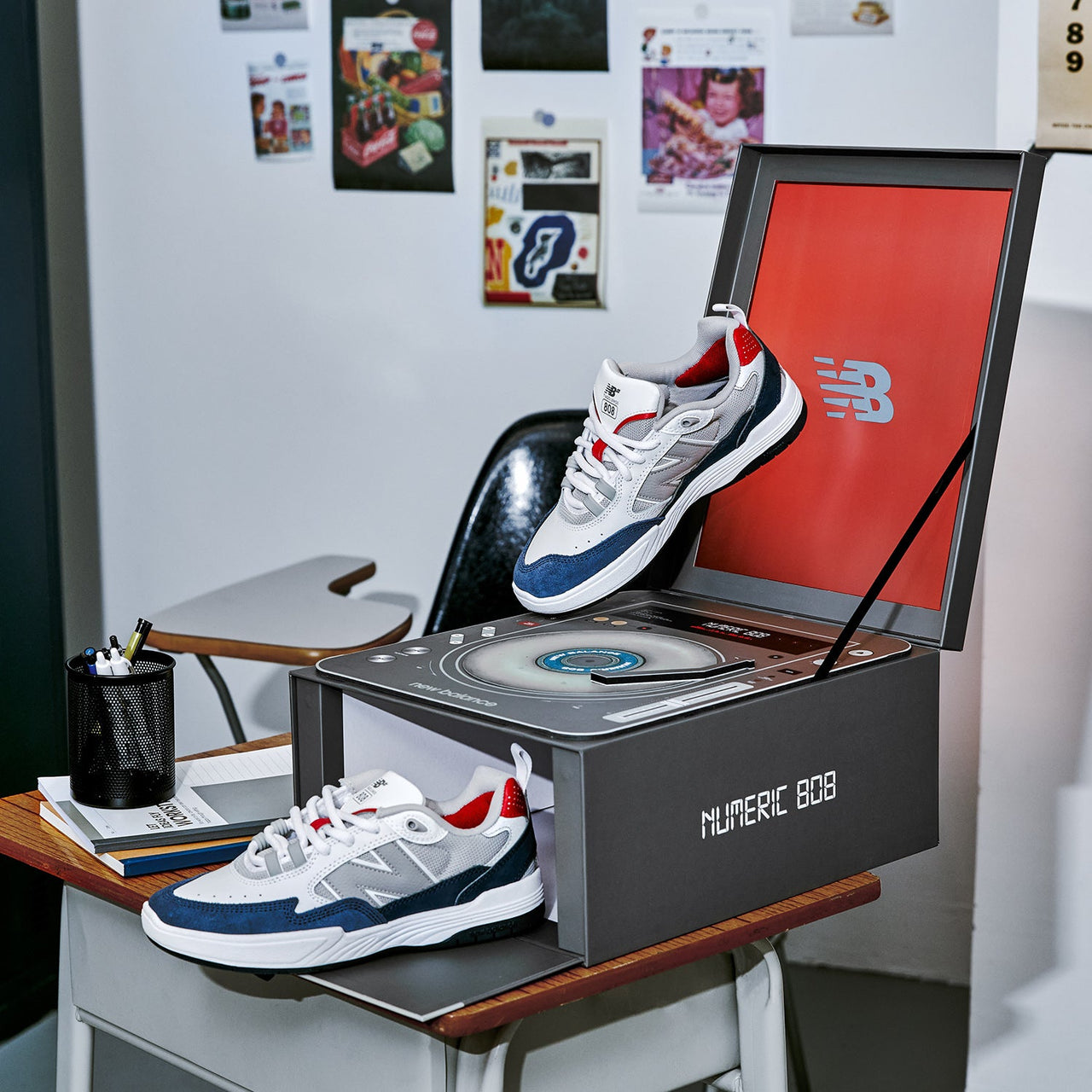 New Balance Tiago Lemos x Numeric 808 'White Navy' NM808WRB