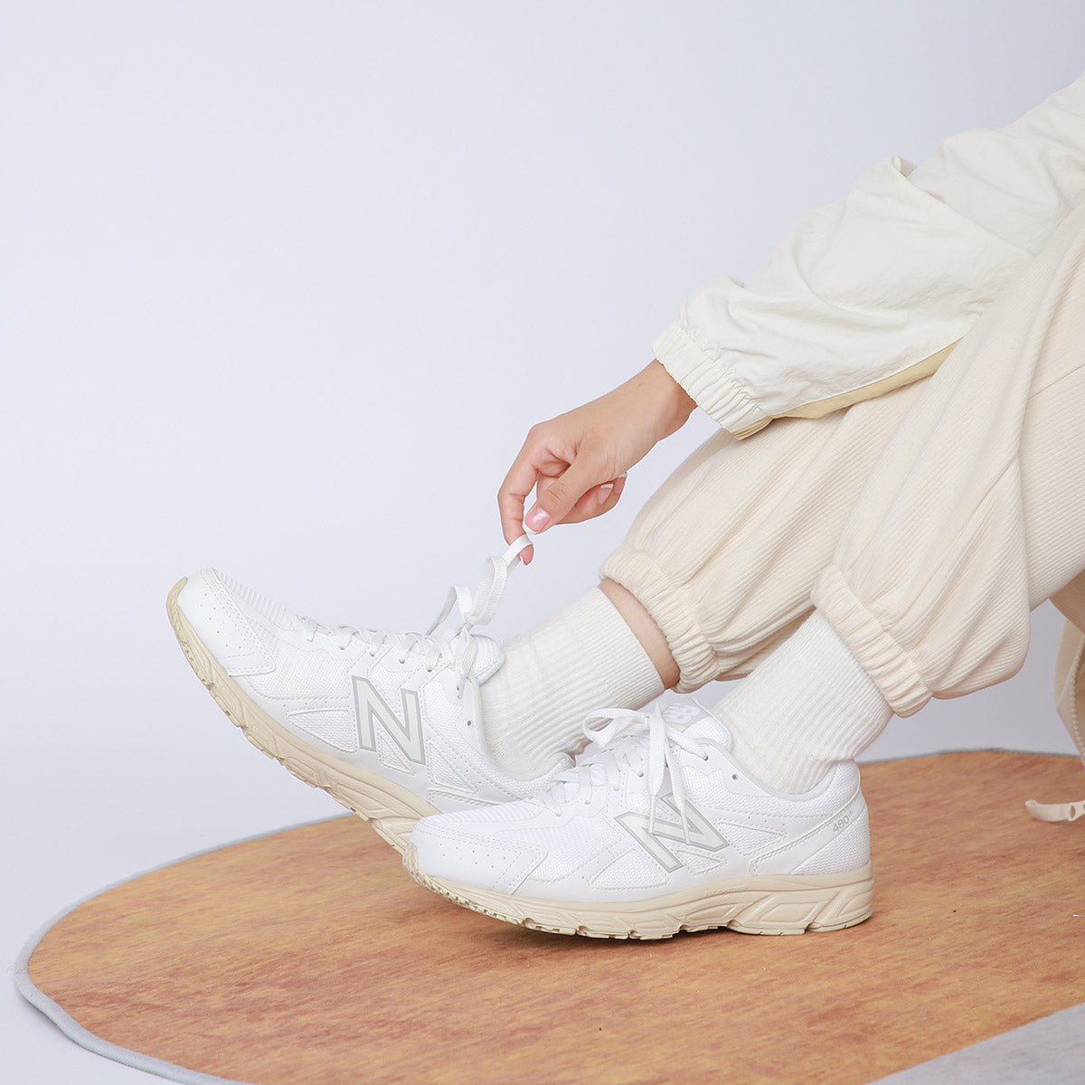 (WMNS) New balance 480 'White Cream' W480WL5