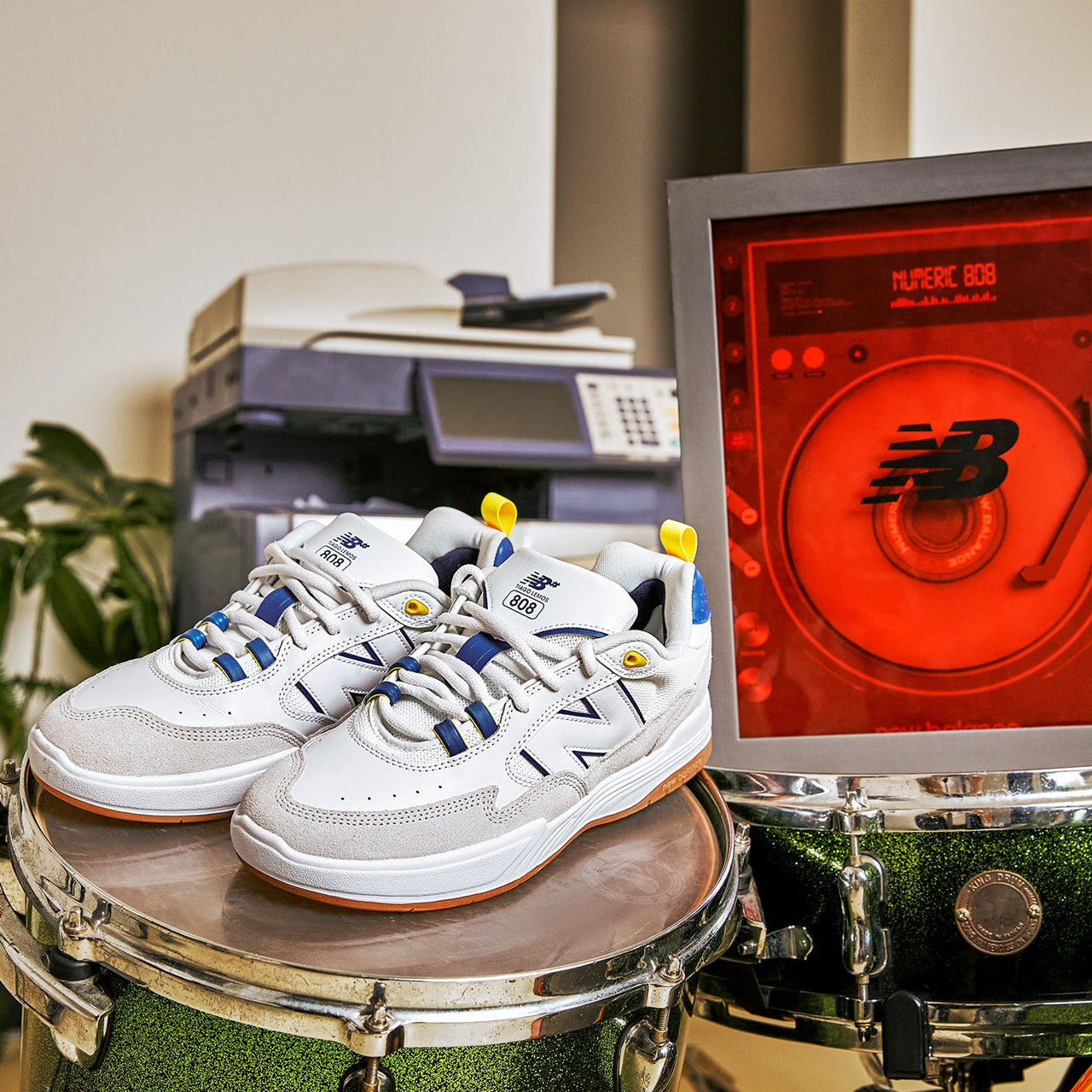 New Balance Numeric Tiago Lemos 808 'White blue' NM808WBY