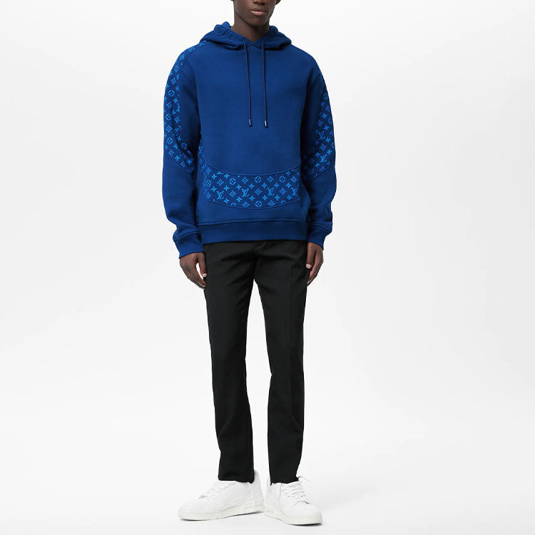 LOUIS VUITTON Monogram Circle Cut Hoodie