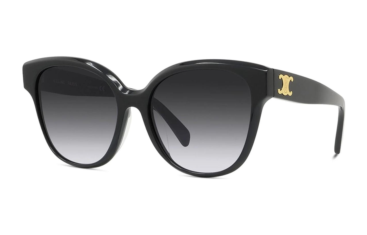 CELINE Plate Frame Cat Eye Sunglasses Women's