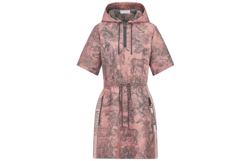 DIOR DIORiviera Short Sleeved Dresses Women's Pink