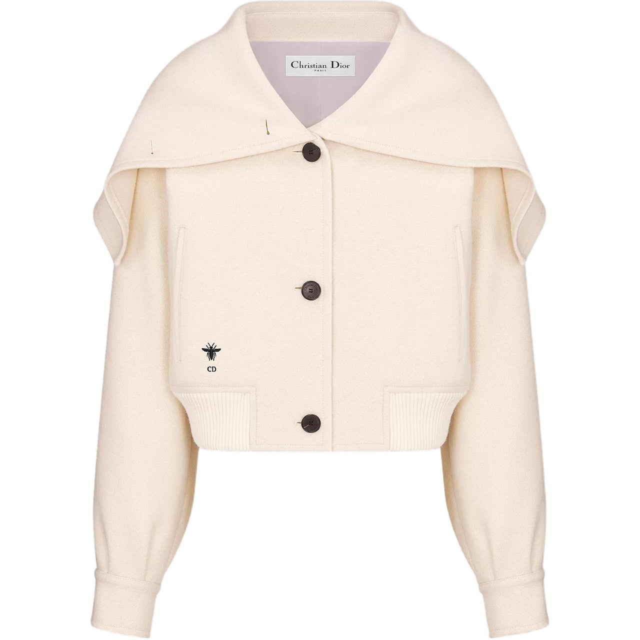 DIOR FW24 Jackets Coats Women's Ecru
