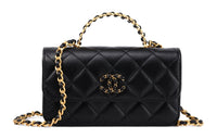 CHANEL WOC Sheepskin Handbag, Shoulder Bag, Crossbody Bag Women's Black