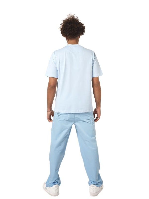 House of Cenmar Weakness Is A Delusion Printed T-Shirt 'Blue' HOC-WDQ