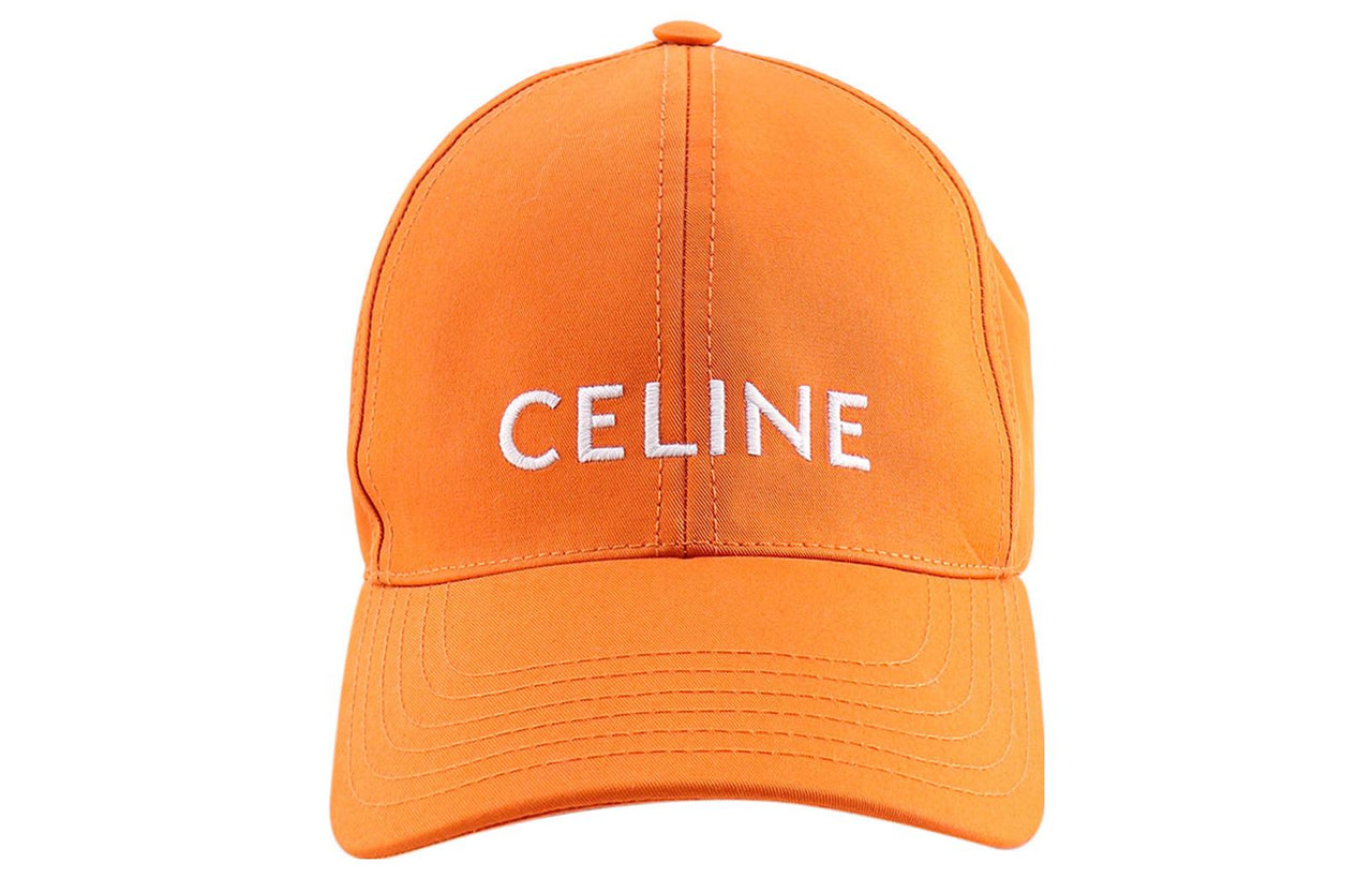 CELINE Baseball Caps Unisex Orange