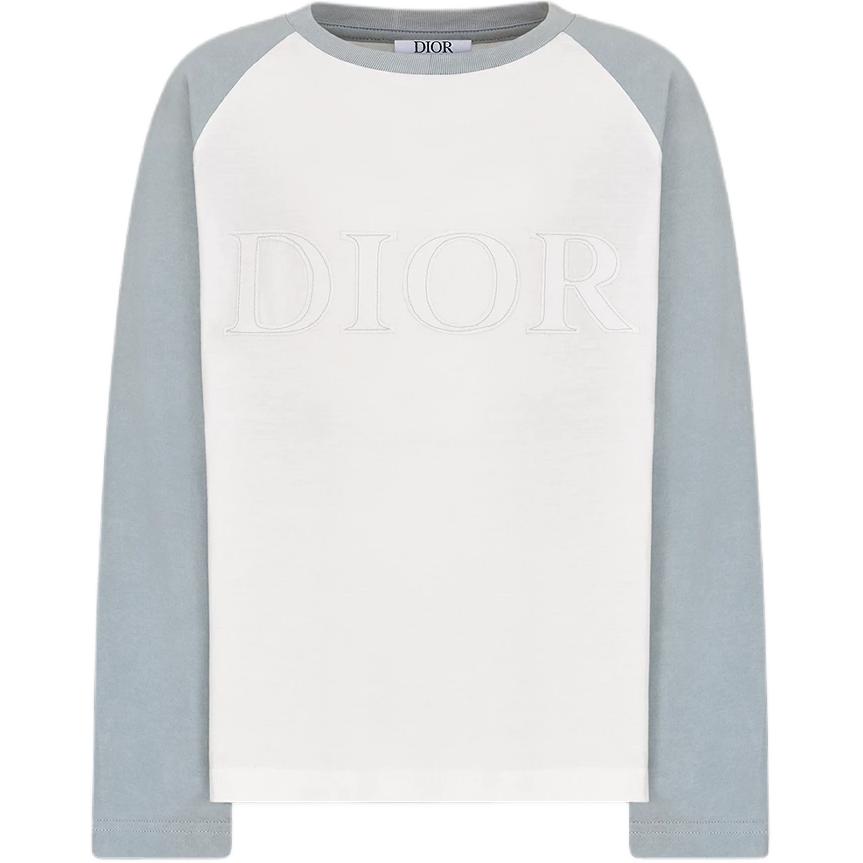 DIOR T Shirt FW24 Gray Blue Kids'