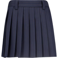 MIU MIU SS24 Casual Short Skirts Women's Marine Blue