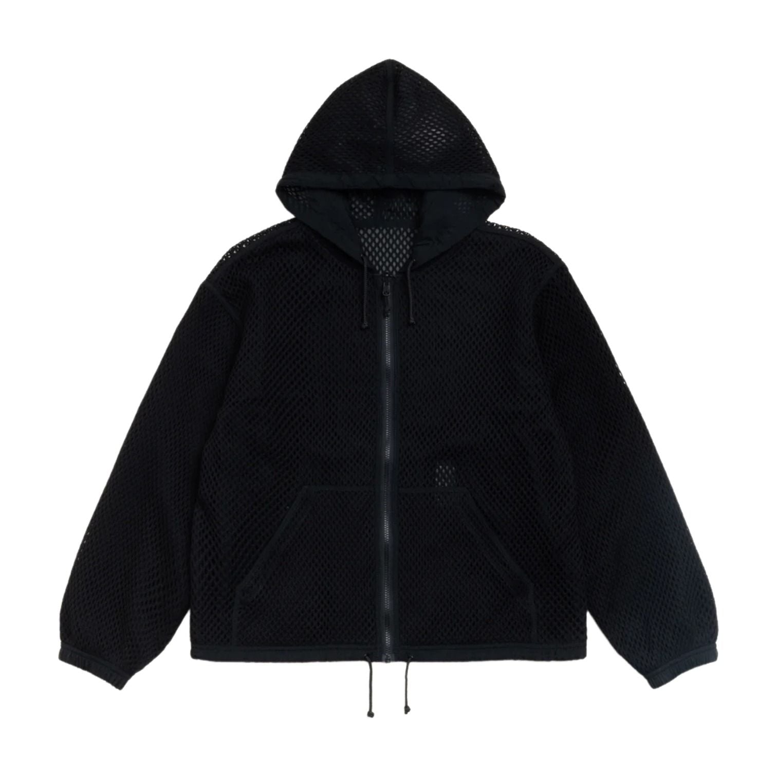 Stussy Layered Mesh Hooded Jacket 'Black' 115933-BLAC